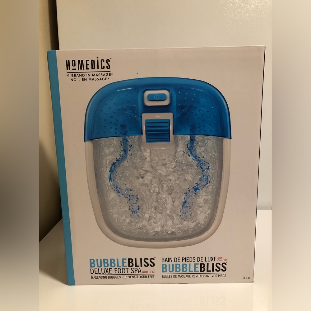 Homedics Bubblebliss Deluxe Foot Spa With Heat